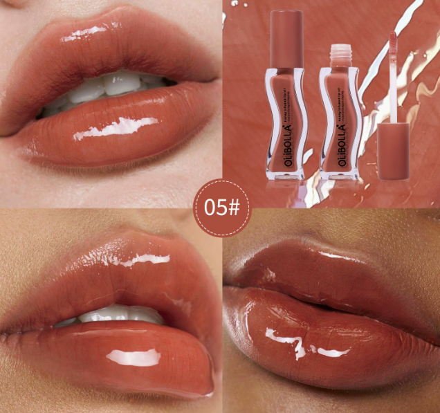 Ice Cream Flavored Lip Oil Gloss | Mirror Shine Wet-Look Non-Stick Cup, Long-Lasting Hydrating Nourishing Lip Treatment