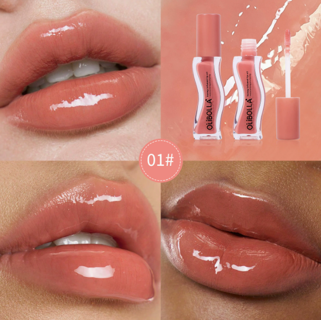 Ice Cream Flavored Lip Oil Gloss | Mirror Shine Wet-Look Non-Stick Cup, Long-Lasting Hydrating Nourishing Lip Treatment